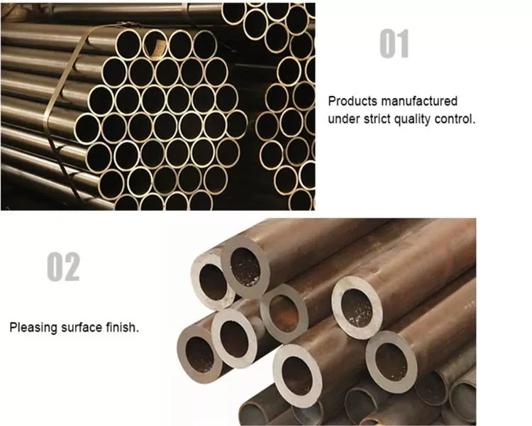 Hot Selling A106b/A53b Q345b Sch40 Carbon Alloy Seamless Steel Tube for Liquid Oil Water Delivery