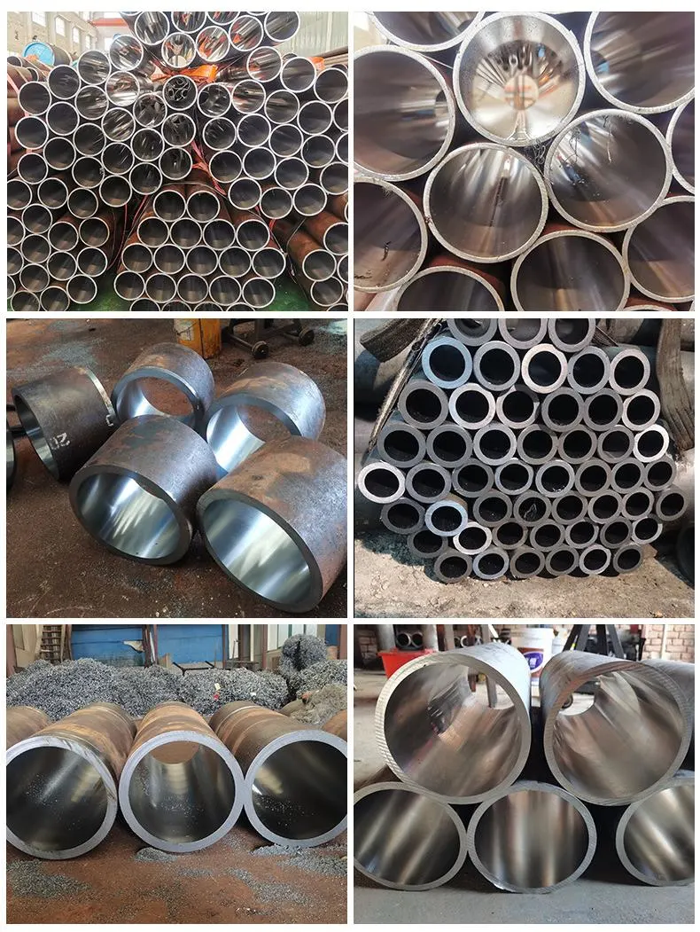 Factory Direct Sales Carbon Steel Pipe Honing Seamless Steel Tubes 1" Sch 40 St37 St52 1020 1045 A106b Fluid Seamless Cylinder Tube Cylinder Tube