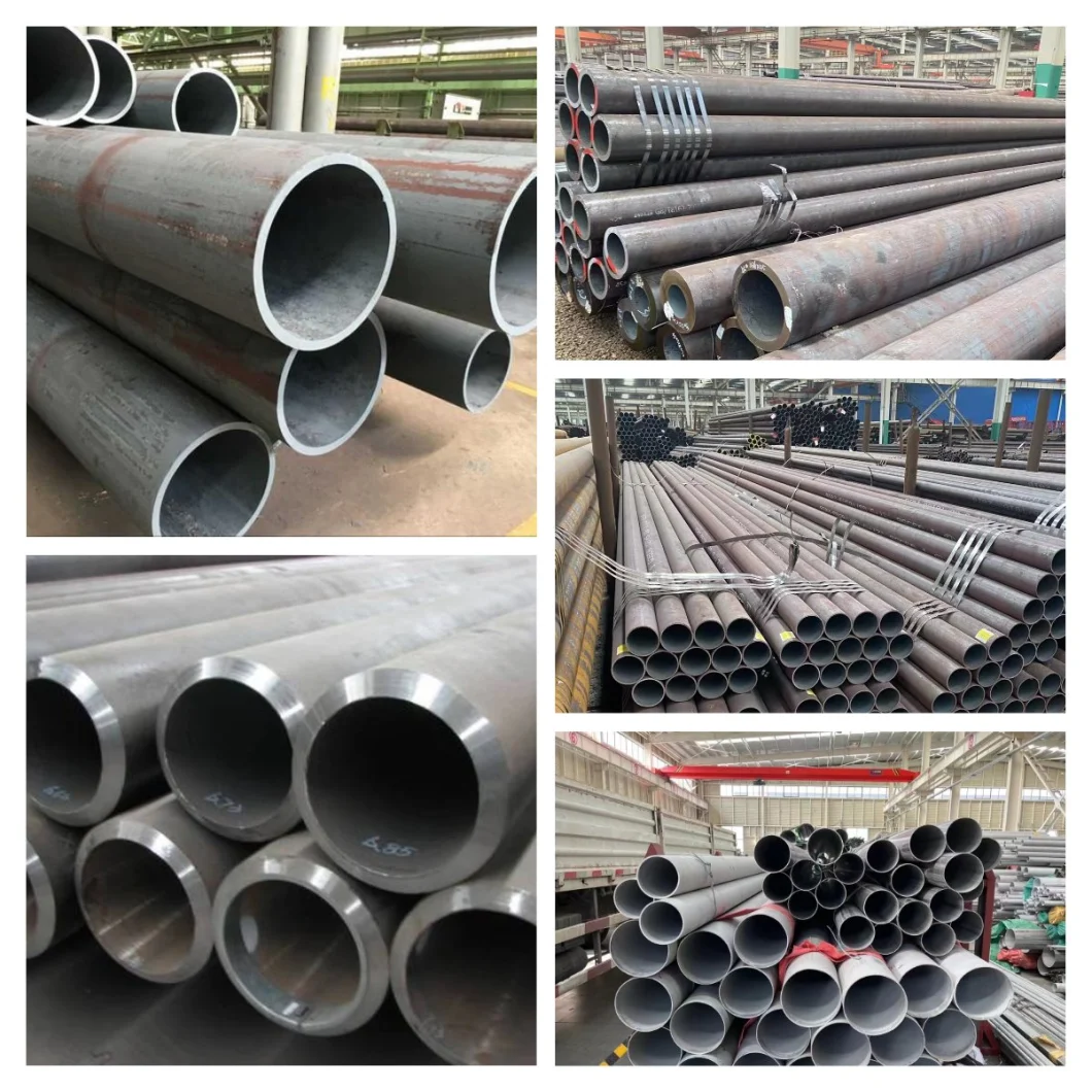 ASTM AISI JIS DIN E355 E410 E470 C45e Ck45 St44 St52 St52.3 St52.4 20mnv6 Cold Drawn Seamless Honed Steel Tube for Hydraulic Cylinder Barrel