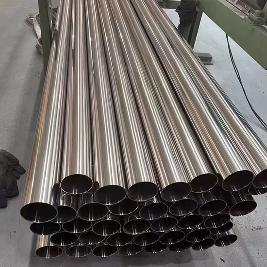 Tubo ss de venda quente de alta resistência de fábrica 201 304 304l aço inoxidável soldado/alumínio/carbono/galvanizado/tubo de liga