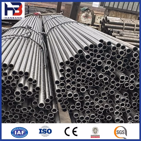 Tubo de aço carbono sem costura galvanizado de alta precisão St44 St45 Bk tubo Dom estirado a frio