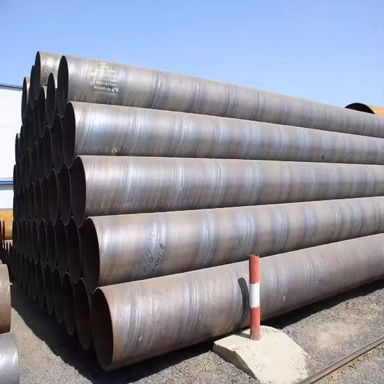  API 5L Psl1/2/ASTM A53/A106 Gr.  B/JIS DIN/A179/A192/A333 X42/X52/X56/X60/65 X70 Tubo de tubo de aço carbono redondo sem costura/soldado com ranhura