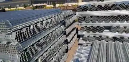 Fabricantes de tubos de aço galvanizado Q195-Q345 ASTM A108 Tubo redondo de aço macio laminado a frio 1018 (DOM), tubo/tubo Gi para aplicações estruturais